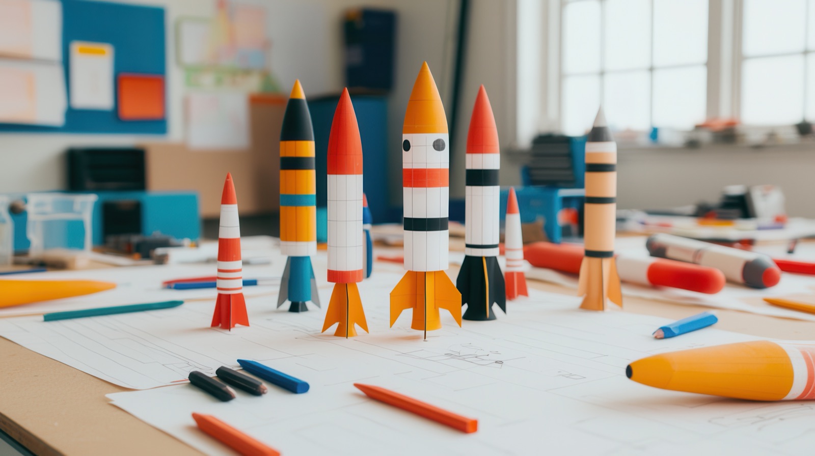 Art supplies for creative workshops