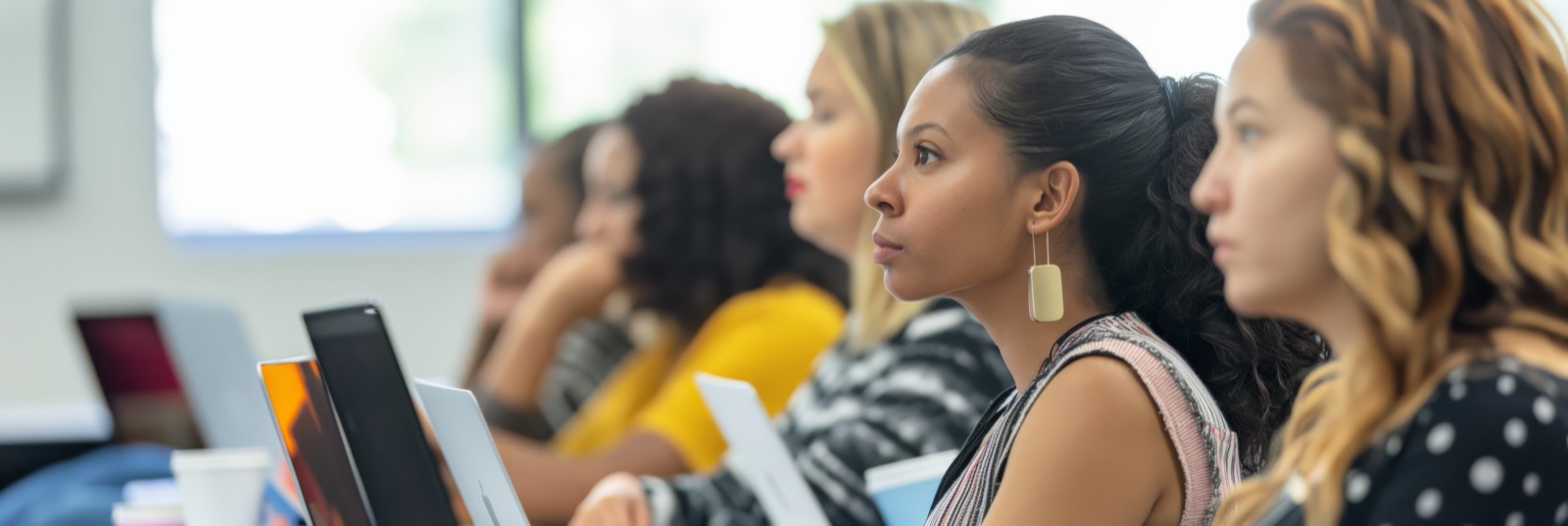 Students in a classroom workshop